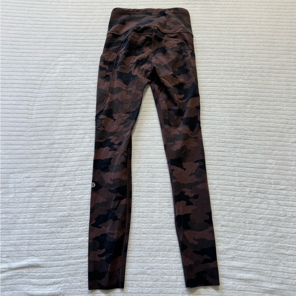lululemon athletica Brown & Black Camo High-Rise Leggings